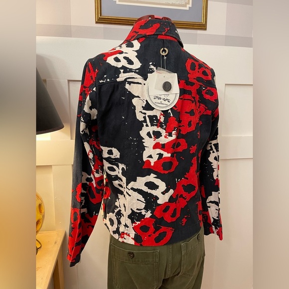 Parsley & Sage Red and Black Patterned Jacket Size Small - Picture 7 of 7